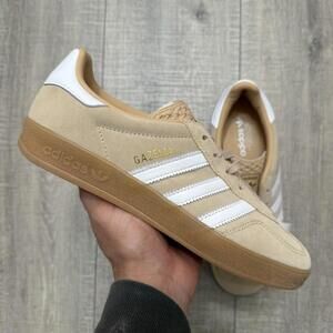 Adidas Gazelle Women's Tan & White Suede Sneaker